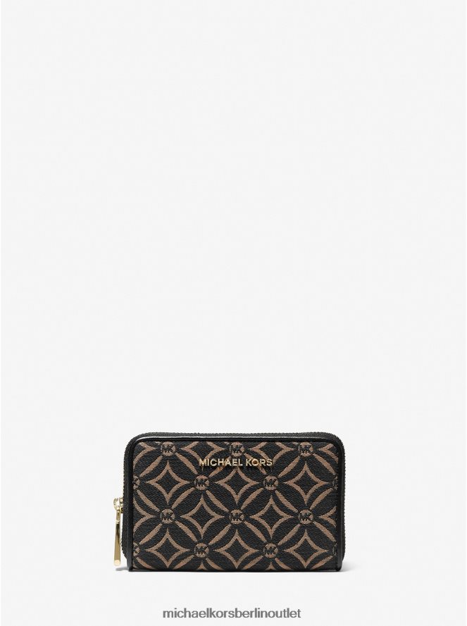 Zubehör de Michael Kors Frauen Kleines Portemonnaie aus Jacquard mit Logo Schale multi 404V221676