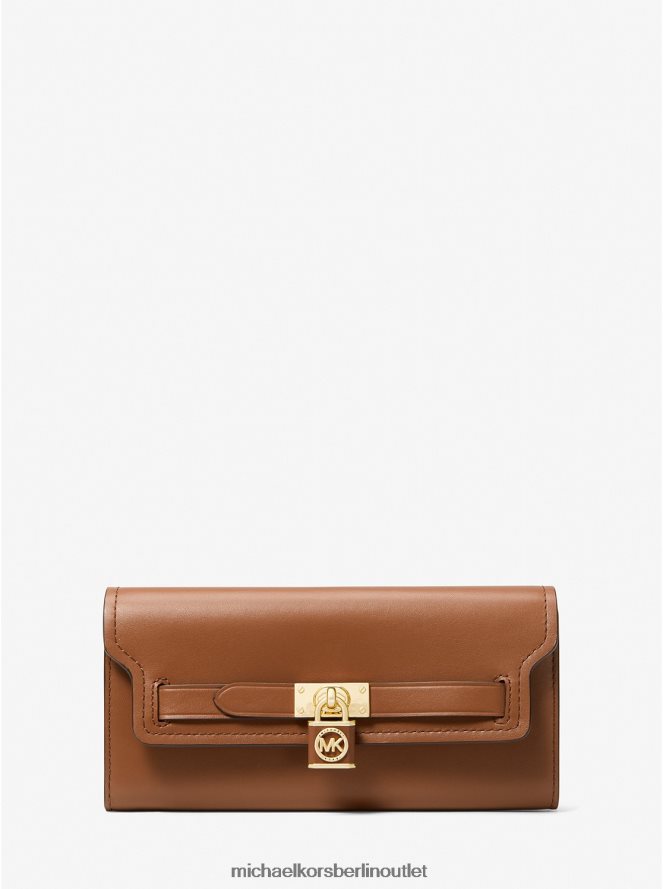 Zubehör de Michael Kors Frauen Hamilton Legacy große Lederbrieftasche Gepäck 404V221694