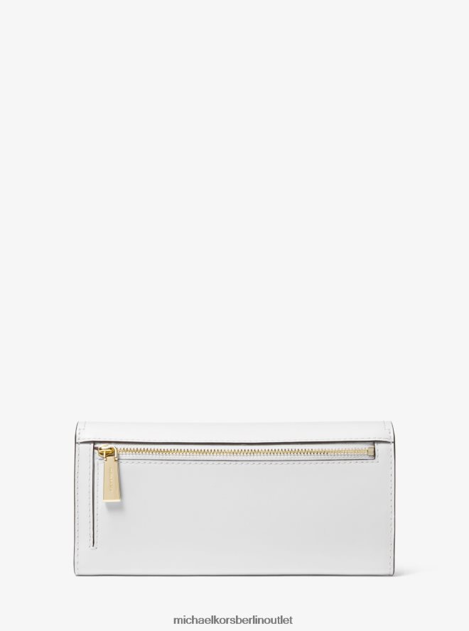 Zubehör de Michael Kors Frauen Hamilton Legacy große Lederbrieftasche Optik weiß 404V221692