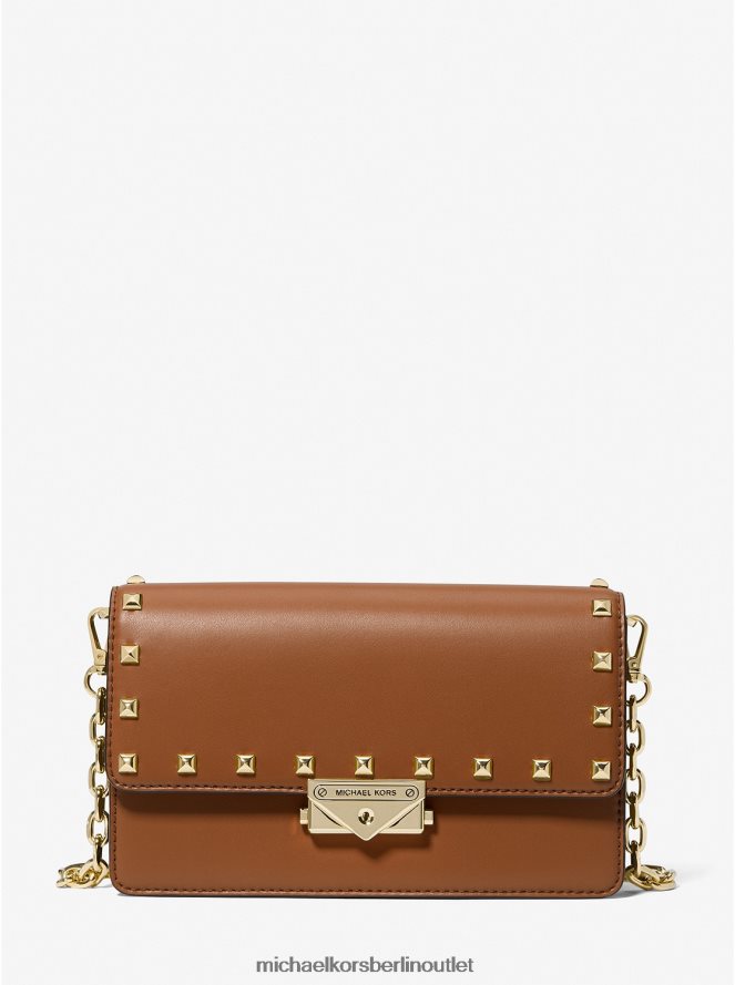 Zubehör de Michael Kors Frauen Mittlere Clutch aus Kunstleder mit Nieten von Cece Gepäck 404V221580