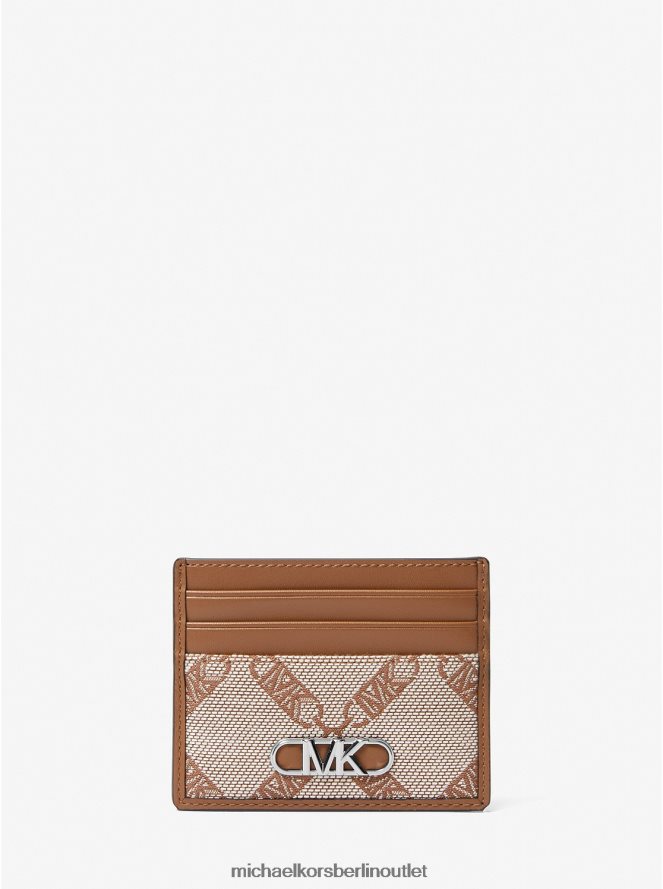 Zubehör de Michael Kors Frauen Kartenetui aus Jacquard mit Hudson Empire-Logo Gepäck 404V221554
