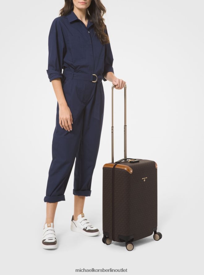 Zubehör de Michael Kors Frauen Logo-Koffer Brn/Eichel 404V221525