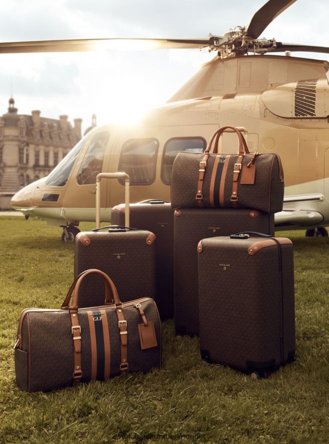 Zubehör de Michael Kors Frauen Logo-Koffer Brn/Eichel 404V221525