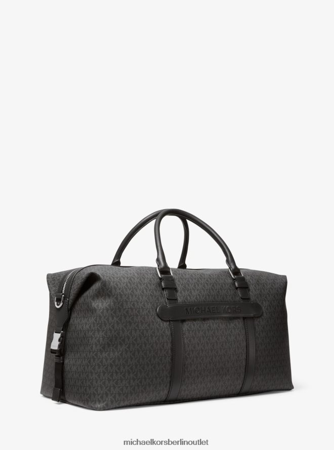 Zubehör de Michael Kors Frauen Weekender-Tasche mit Hudson-Logo Schwarz 404V221563