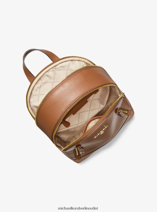 Zubehör de Michael Kors Frauen Mittelgroßer Rucksack „Brolyn“ aus genarbtem Leder Gepäck 404V221206