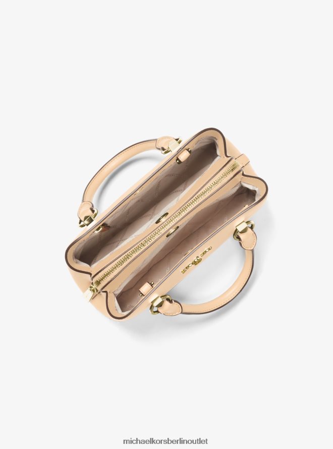 Zubehör de Michael Kors Frauen Kleine Edith-Umhängetasche aus Saffiano-Leder Buttermilch 404V221459