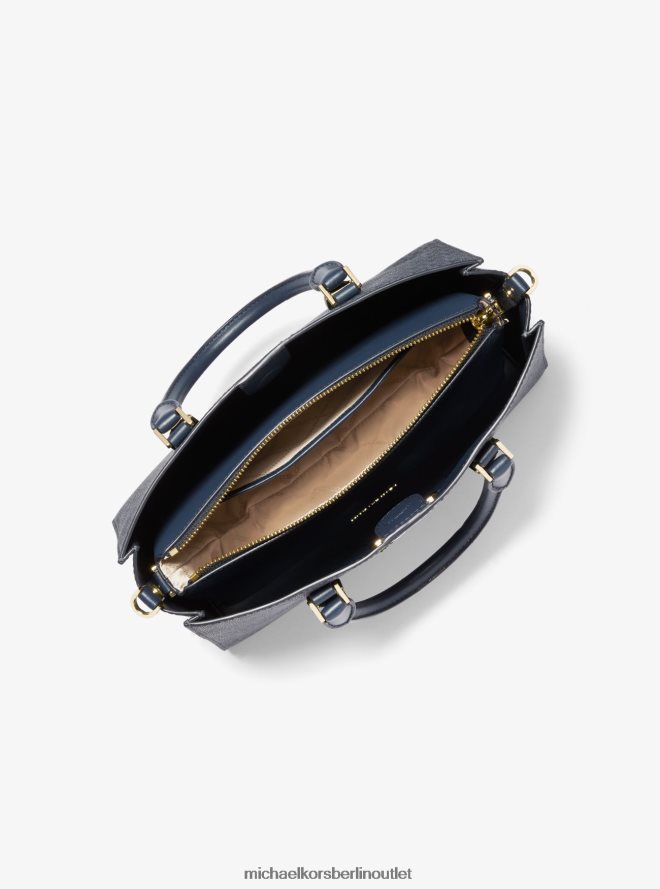 Zubehör de Michael Kors Frauen Sally Medium 2-in-1-Umhängetasche mit Logo und Kunstleder admrl/plblue 404V221428