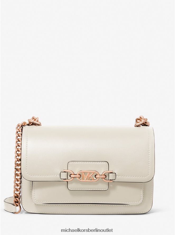 Zubehör de Michael Kors Frauen Große Umhängetasche aus Leder in Heidekraut Es ist Sahne 404V221305
