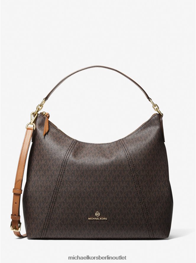 Zubehör de Michael Kors Frauen Sienna große Umhängetasche mit Logo Brn/Eichel 404V221386