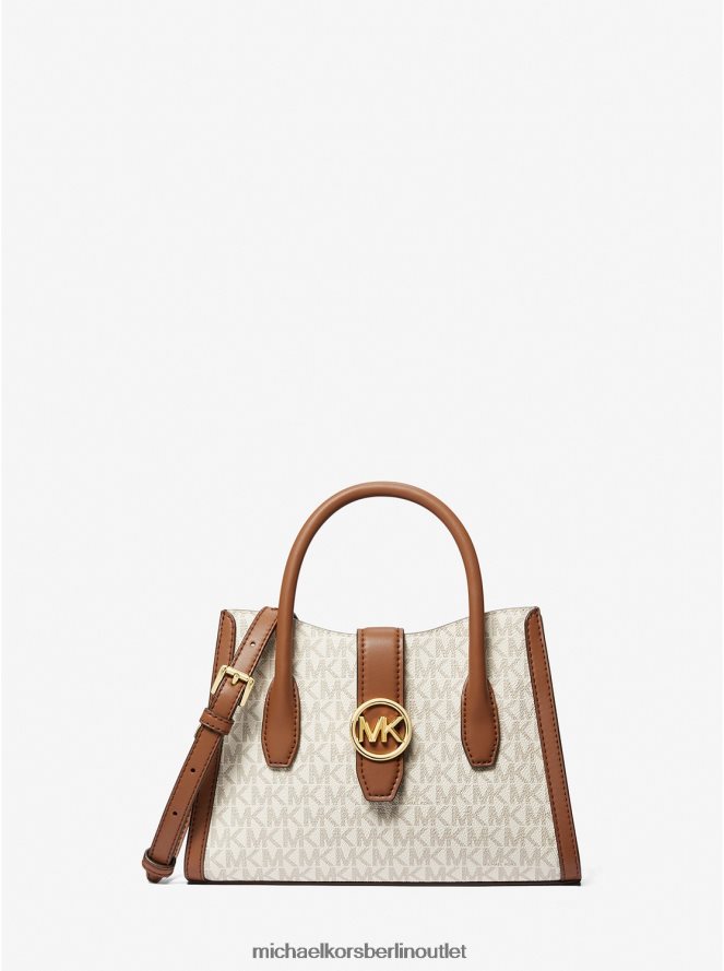 Zubehör de Michael Kors Frauen Gabby-Umhängetasche mit kleinem Logo Vanille 404V221135