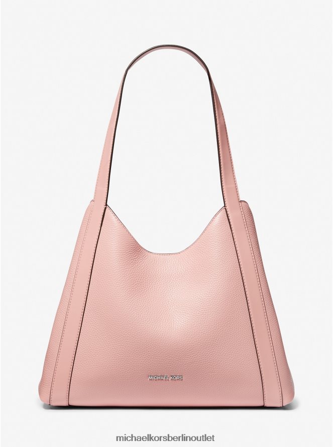 Zubehör de Michael Kors Frauen Große Rosmarin-Umhängetasche aus genarbtem Leder Rosa 404V221087