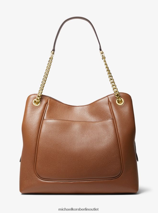 Zubehör de Michael Kors Frauen Große Umhängetasche aus gekrispeltem Leder von Piper Gepäck 404V221069