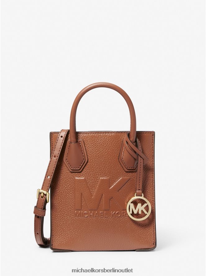 Zubehör de Michael Kors Frauen Extra kleine Umhängetasche aus gekrispeltem Leder von Mercer Gepäck 404V22864
