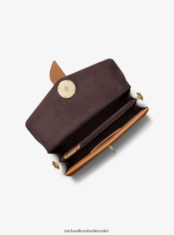 Zubehör de Michael Kors Frauen Greenwich mittelgroße Umhängetasche mit Logo Brn/Eichel 404V22929