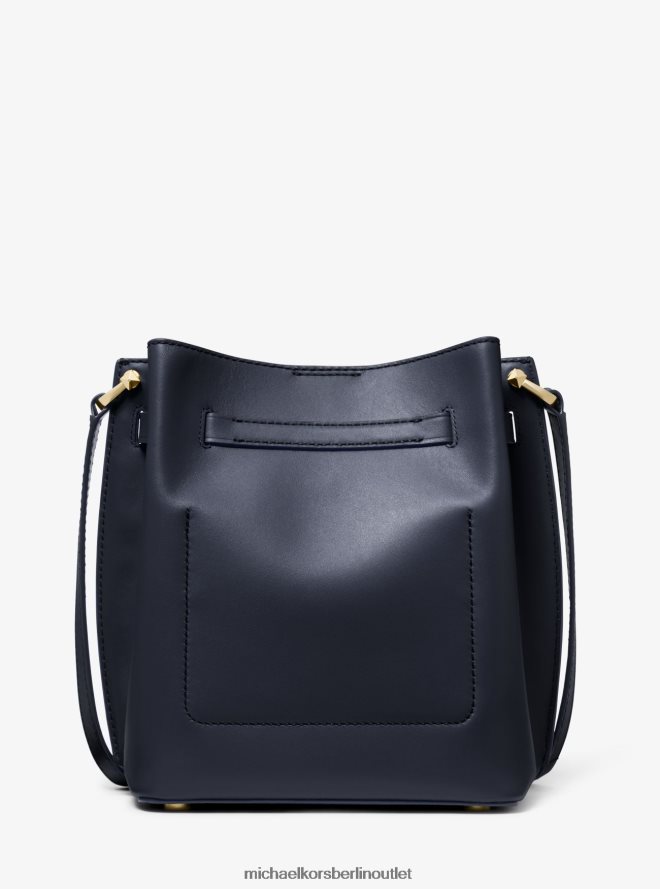 Zubehör de Michael Kors Frauen Hamilton Legacy mittelgroße Umhängetasche aus Leder Marine 404V22687