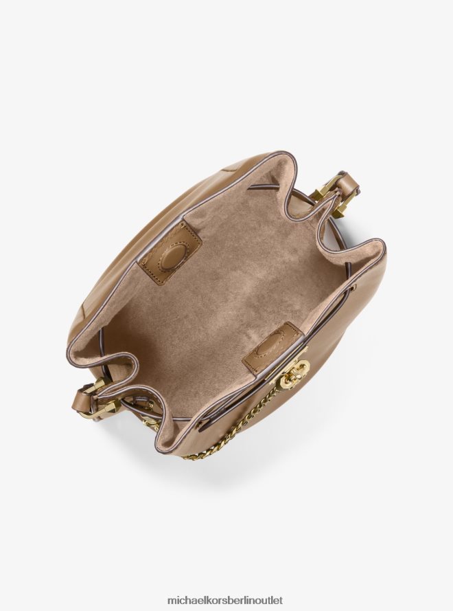 Zubehör de Michael Kors Frauen Hamilton Legacy mittelgroße Umhängetasche aus Leder Schale 404V22688