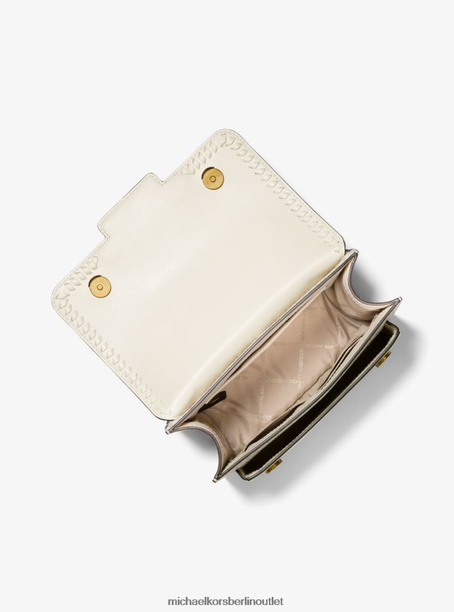 Zubehör de Michael Kors Frauen Heather große Umhängetasche mit Logo Van/Creme 404V22895