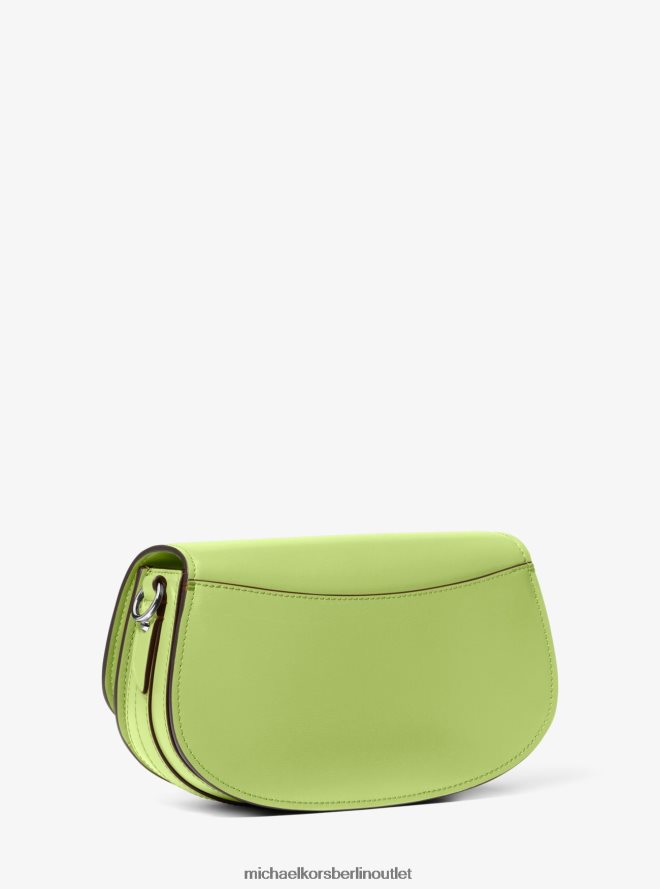 Zubehör de Michael Kors Frauen Mila mittelgroße Umhängetasche aus Leder BRT Limeade 404V22660