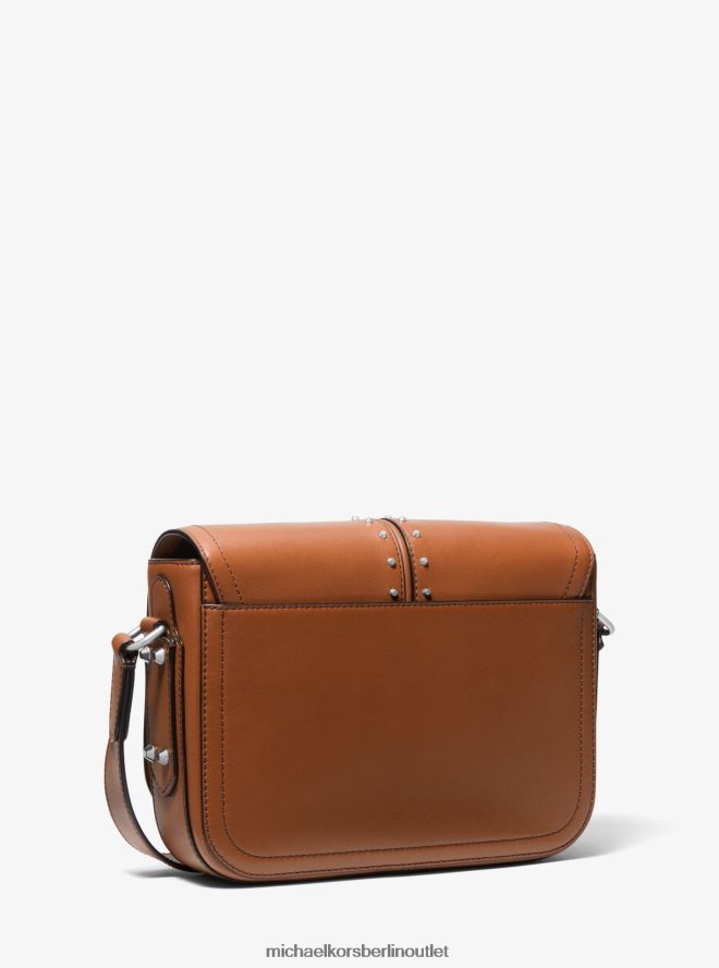 Zubehör de Michael Kors Frauen Mittelgroße Astor-Umhängetasche aus Leder mit Nieten Gepäck 404V22784