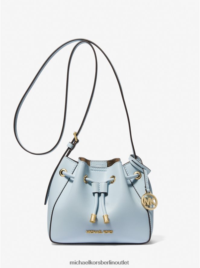 Zubehör de Michael Kors Frauen Phoebe kleine Beuteltasche aus Kunstleder vista blau 404V22901