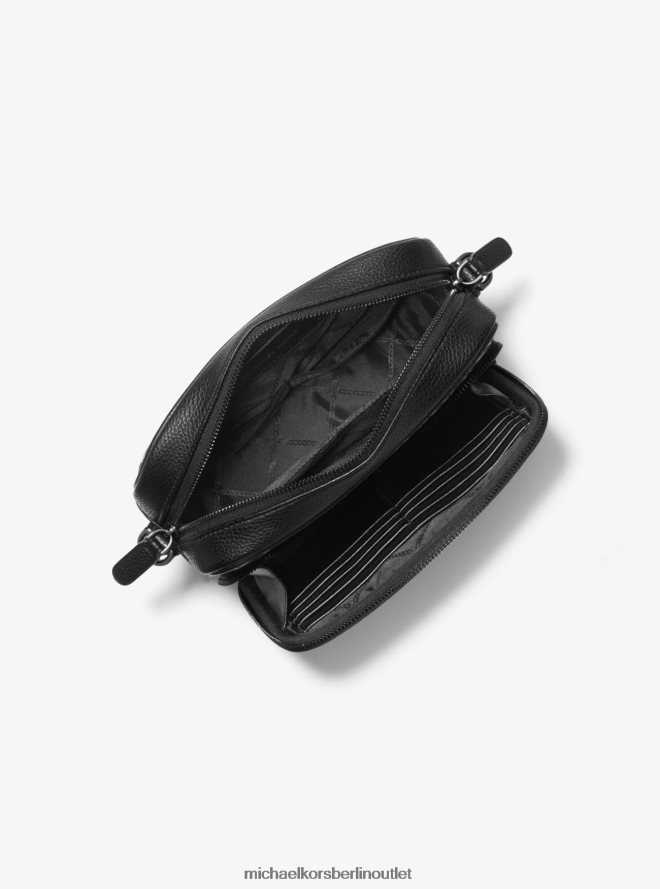 Zubehör de Michael Kors Frauen Umhängetasche aus Jacquard mit Hudson-Logo schwarz/hellcreme 404V22818