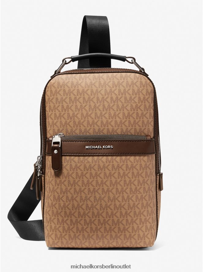 Zubehör de Michael Kors Frauen Umhängetasche mit Hudson-Logo Schale 404V22838