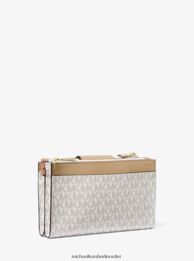 Zubehör de Michael Kors Frauen Umhängetasche mit kleinem Ruby-Logo Kamel 404V22734