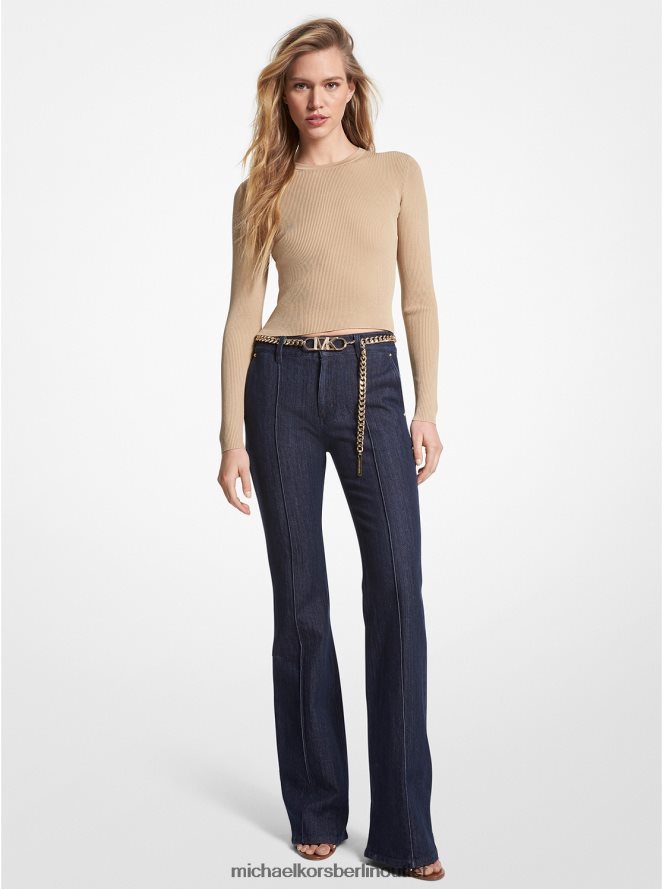 Kleidung de Michael Kors Frauen Bootcut-Jeans spülen 404V22490