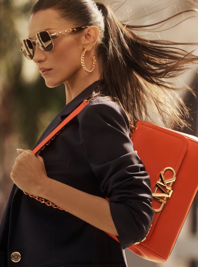 Kleidung de Michael Kors Frauen Boyfriend-Blazer aus Krepp Mitternachtsblau 404V22197