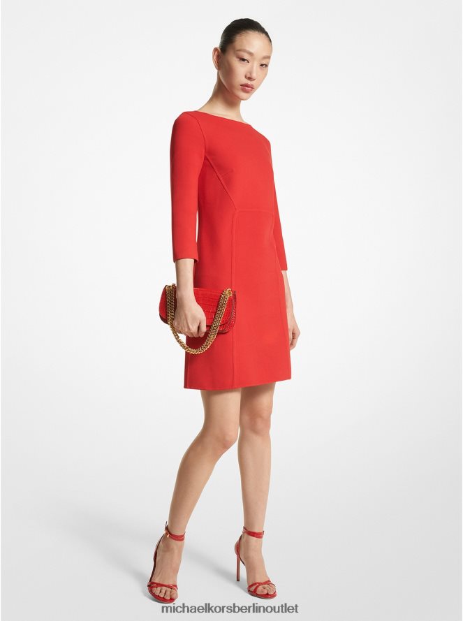 Kleidung de Michael Kors Frauen Etuikleid aus Stretch-Wollkrepp aus der Kollektion Mohn 404V223480