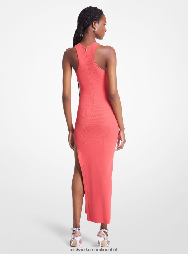 Kleidung de Michael Kors Frauen Tankkleid aus geripptem Stretch-Strick Geranie 404V221