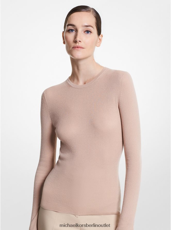 Kleidung de Michael Kors Frauen Federleichter Kaschmirpullover aus der Hutton-Kollektion polieren 404V223500