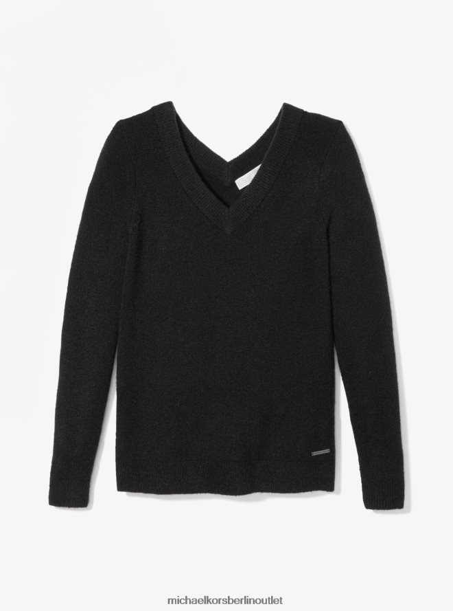 Kleidung de Michael Kors Frauen Strickpullover Schwarz 404V22527