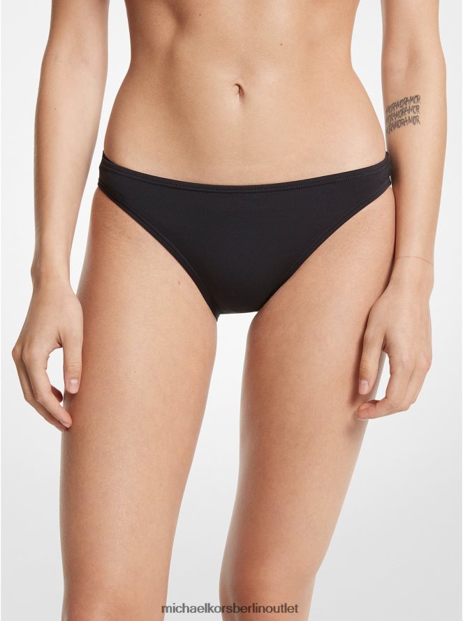 Kleidung de Michael Kors Frauen Bikinihose aus Stretch-Nylon Schwarz 404V22537