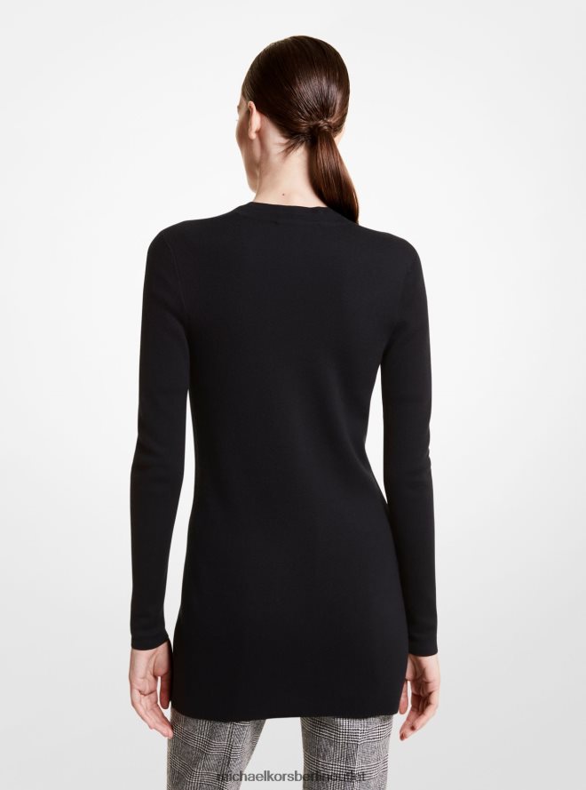 Kleidung de Michael Kors Frauen Kollektion Bette Kaschmir-Cardigan Schwarz 404V223679