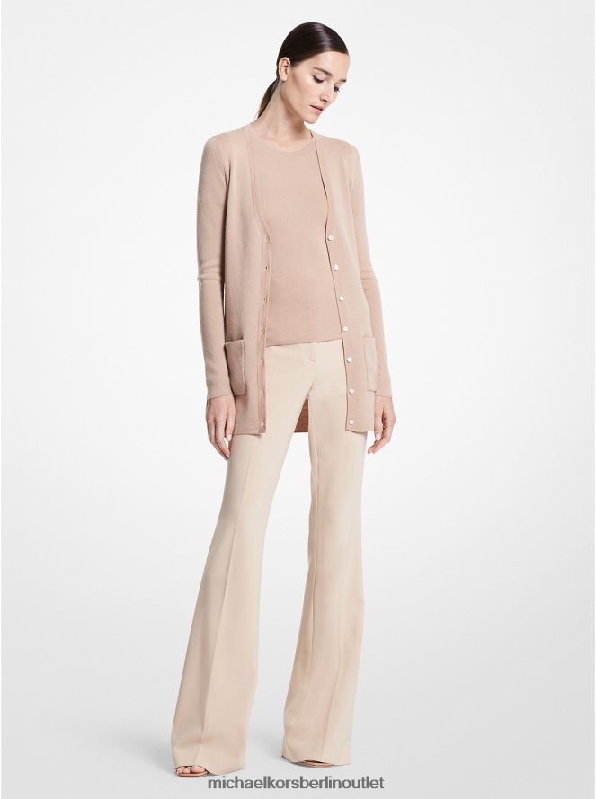 Kleidung de Michael Kors Frauen Kollektion Bette Kaschmir-Cardigan polieren 404V223683
