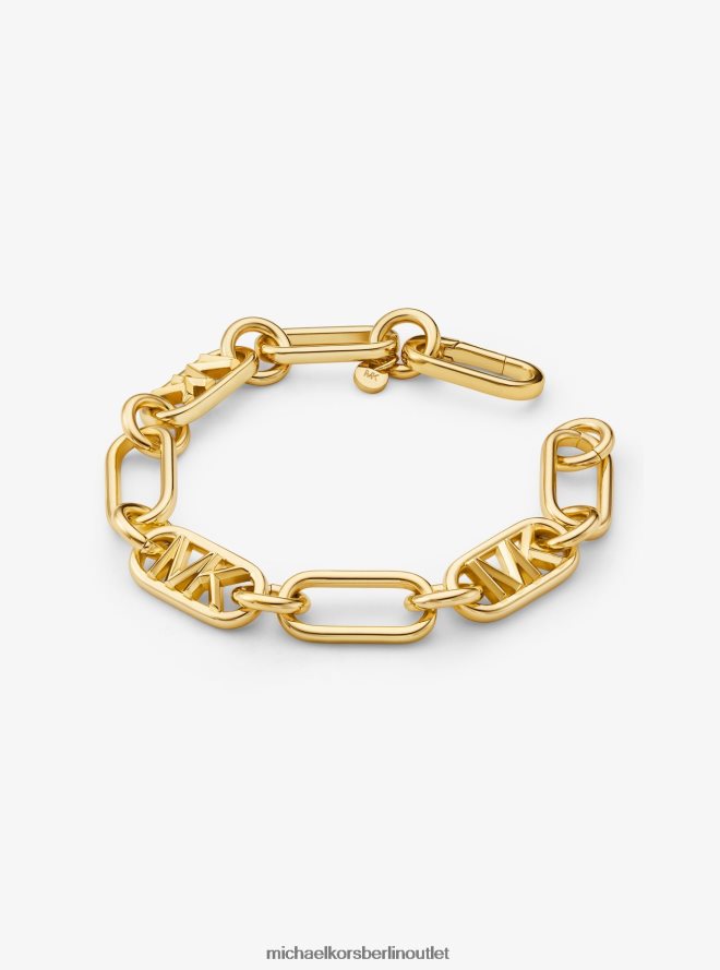 Schmuck de Michael Kors Frauen Kettengliederarmband aus edelmetallbeschichtetem Messing Gold 404V222437