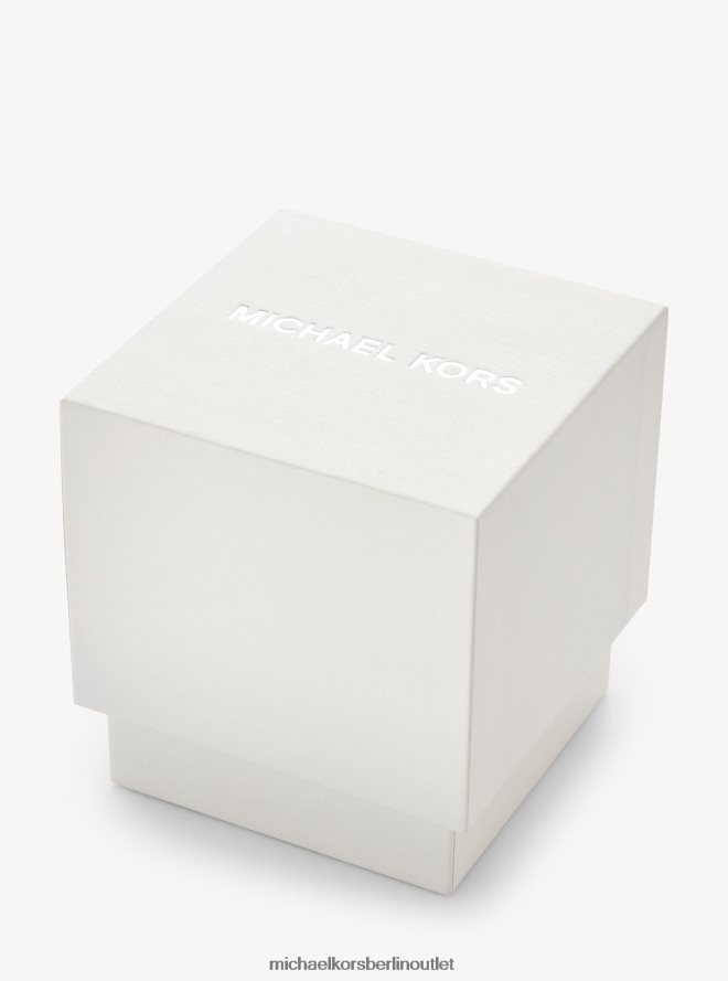 Schmuck de Michael Kors Frauen Mini-Darci-Geschenkset mit roségoldfarbener Pavé-Uhr und Armband Roségold 404V222466