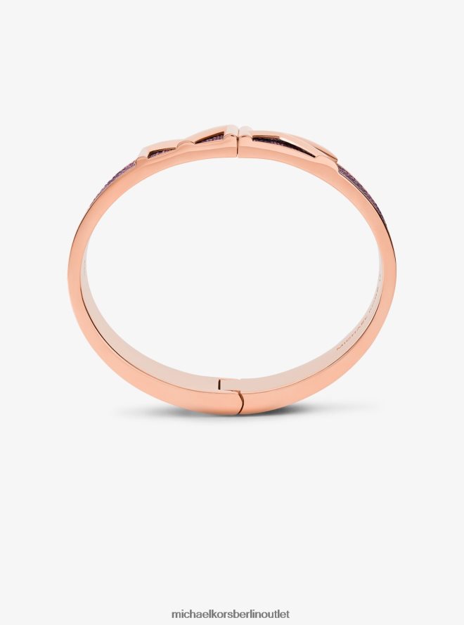 Schmuck de Michael Kors Frauen Mott roségoldfarbener Logo-Armreif Merlot 404V222477