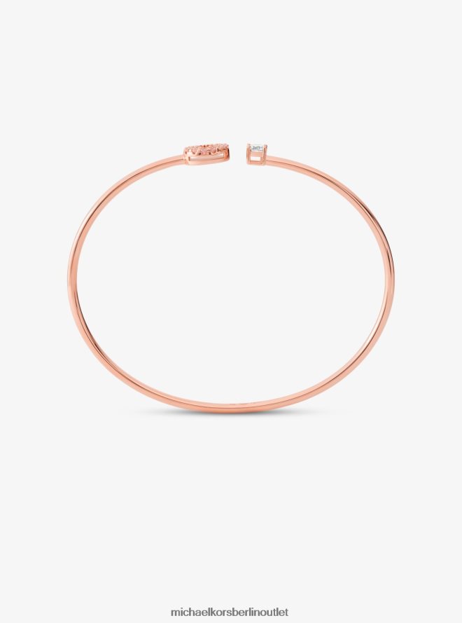 Schmuck de Michael Kors Frauen Pavé-Scheibenarmreif aus Sterlingsilber mit Edelmetallbeschichtung Roségold 404V222446