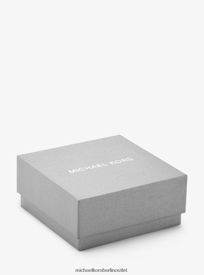 Schmuck de Michael Kors Frauen Halskette mit ineinandergreifenden Herzen aus edelmetallbeschichtetem Sterlingsilber Gold 404V222505