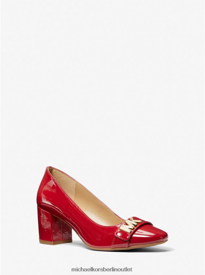 Schuhe de Michael Kors Frauen Jilly Flex Lacklederpumps purpurrot 404V222294