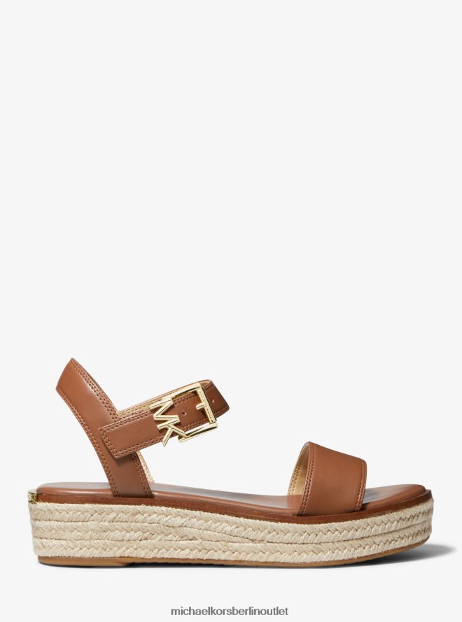 Schuhe de Michael Kors Frauen Richie Espadrille-Sandale aus Kunstleder mit Plateau Gepäck 404V221876
