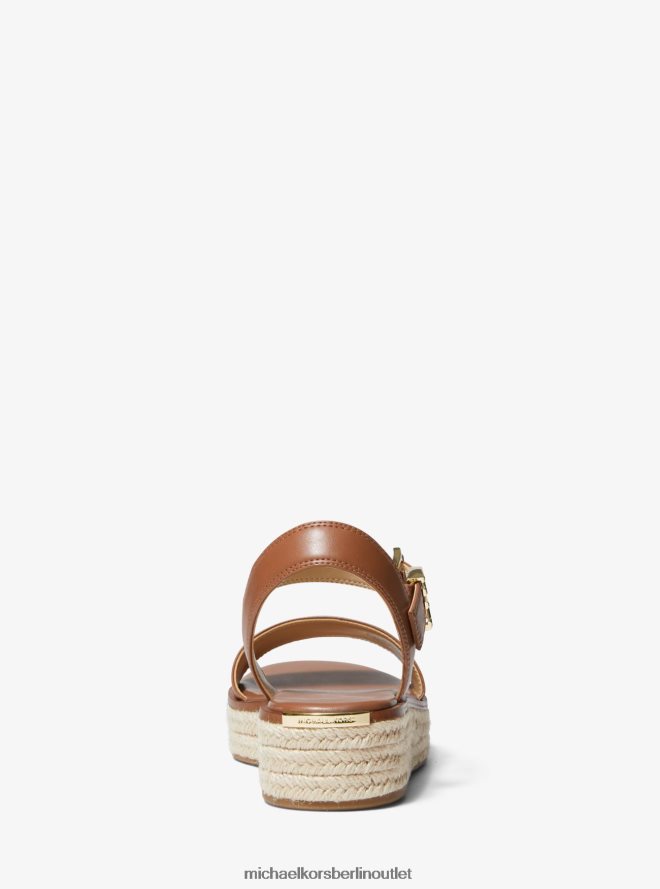 Schuhe de Michael Kors Frauen Richie Espadrille-Sandale aus Kunstleder mit Plateau Gepäck 404V221876