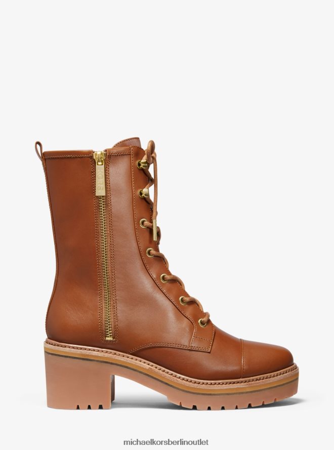 Schuhe de Michael Kors Frauen Anaka-Kampfstiefel aus Leder Gepäck 404V222197