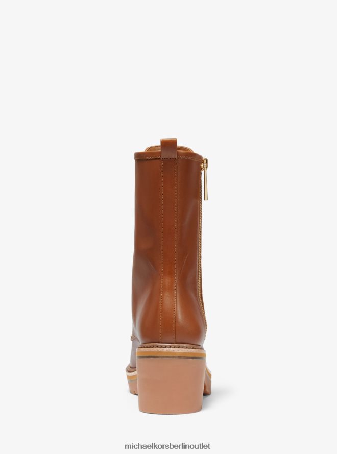 Schuhe de Michael Kors Frauen Anaka-Kampfstiefel aus Leder Gepäck 404V222197