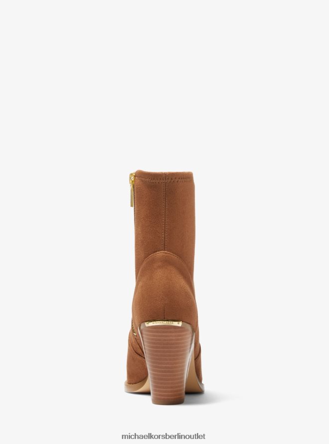 Schuhe de Michael Kors Frauen Dover-Stiefel aus Wildlederimitat mit Nieten Gepäck 404V222107