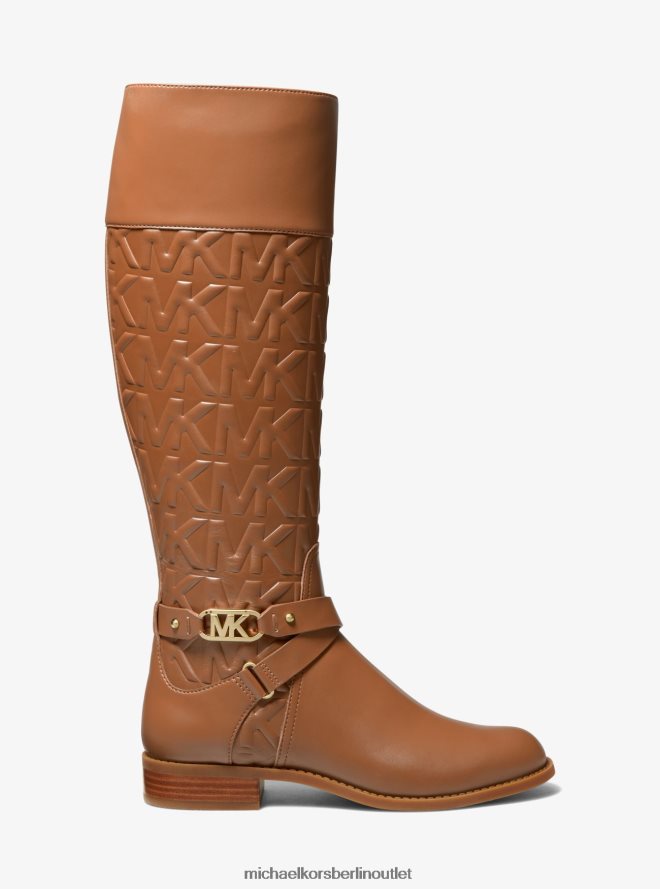 Schuhe de Michael Kors Frauen Reitstiefel mit Kincaid-Prägung Gepäck 404V222143