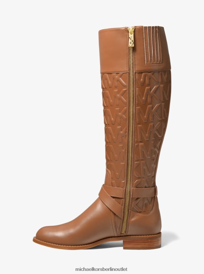 Schuhe de Michael Kors Frauen Reitstiefel mit Kincaid-Prägung Gepäck 404V222143