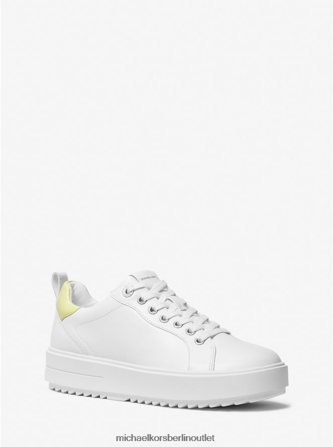 Schuhe de Michael Kors Frauen Emmett-Ledersneaker Yuzu 404V221704